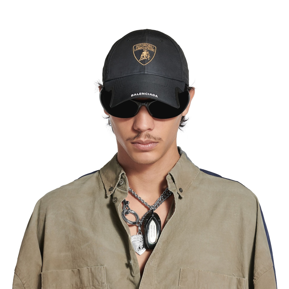 Men's Balenciaga I Automobili Lamborghini Cap in Black - 5