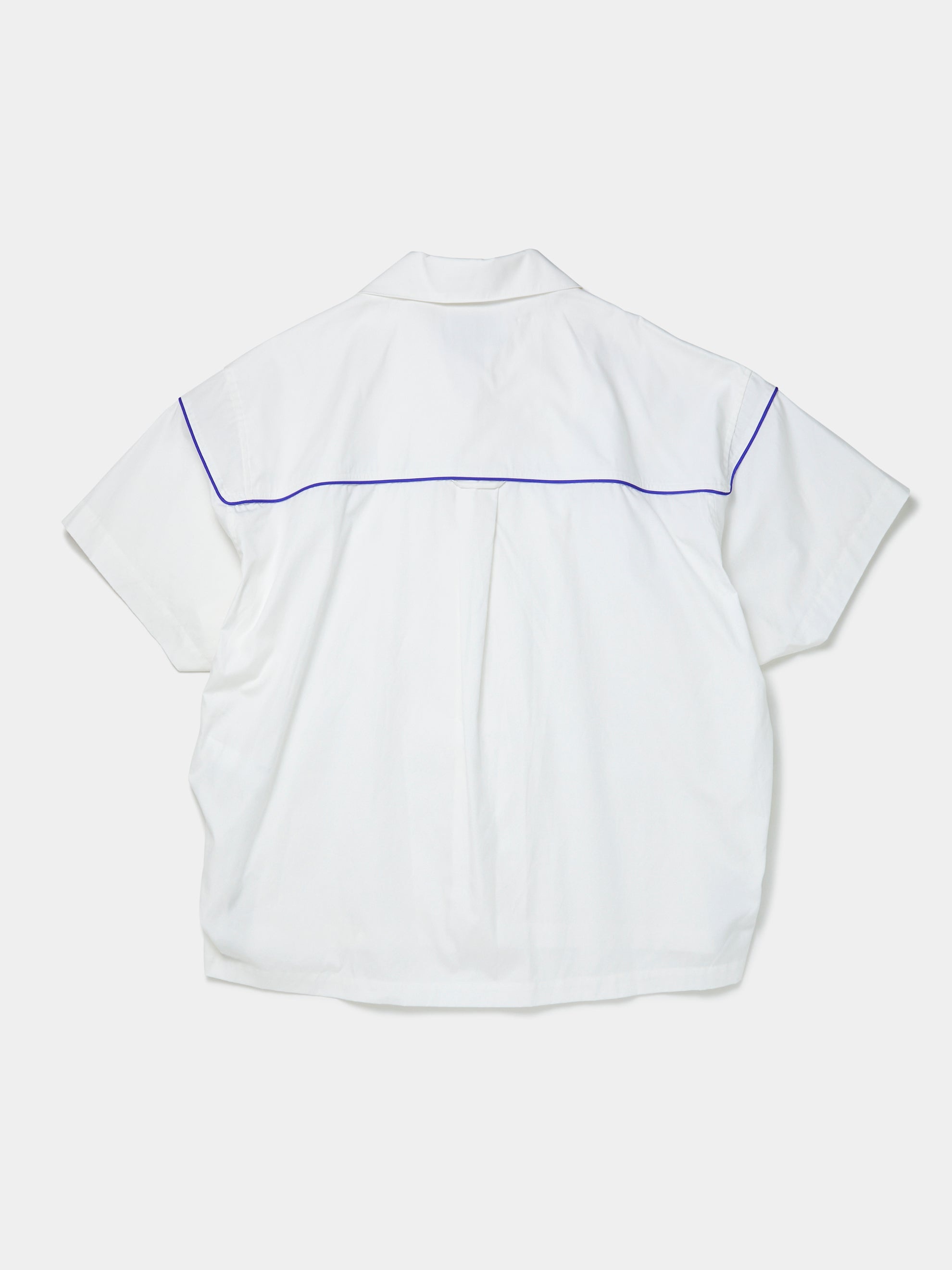 EMBROIDERED BOWLING SHIRT (WHITE) - 6