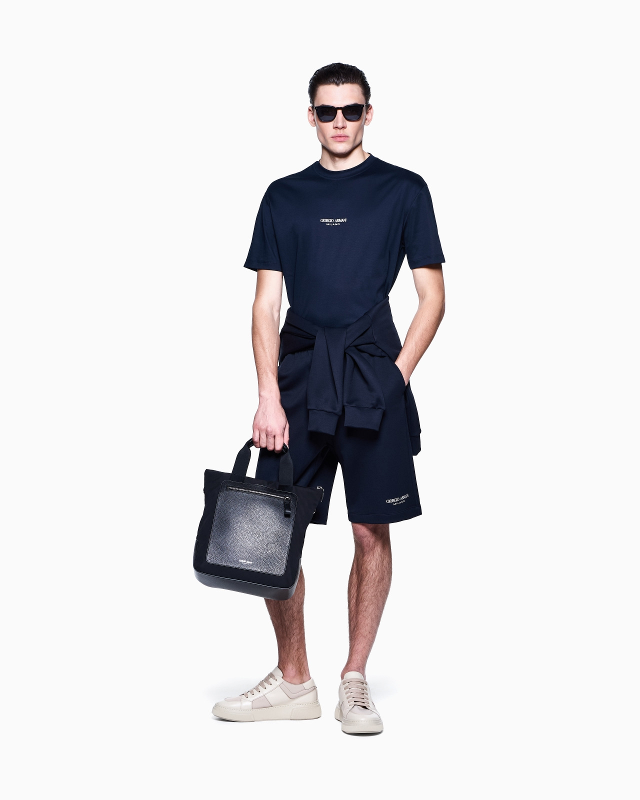 MODAL-BLEND DOUBLE-JERSEY BERMUDA SHORTS - 2