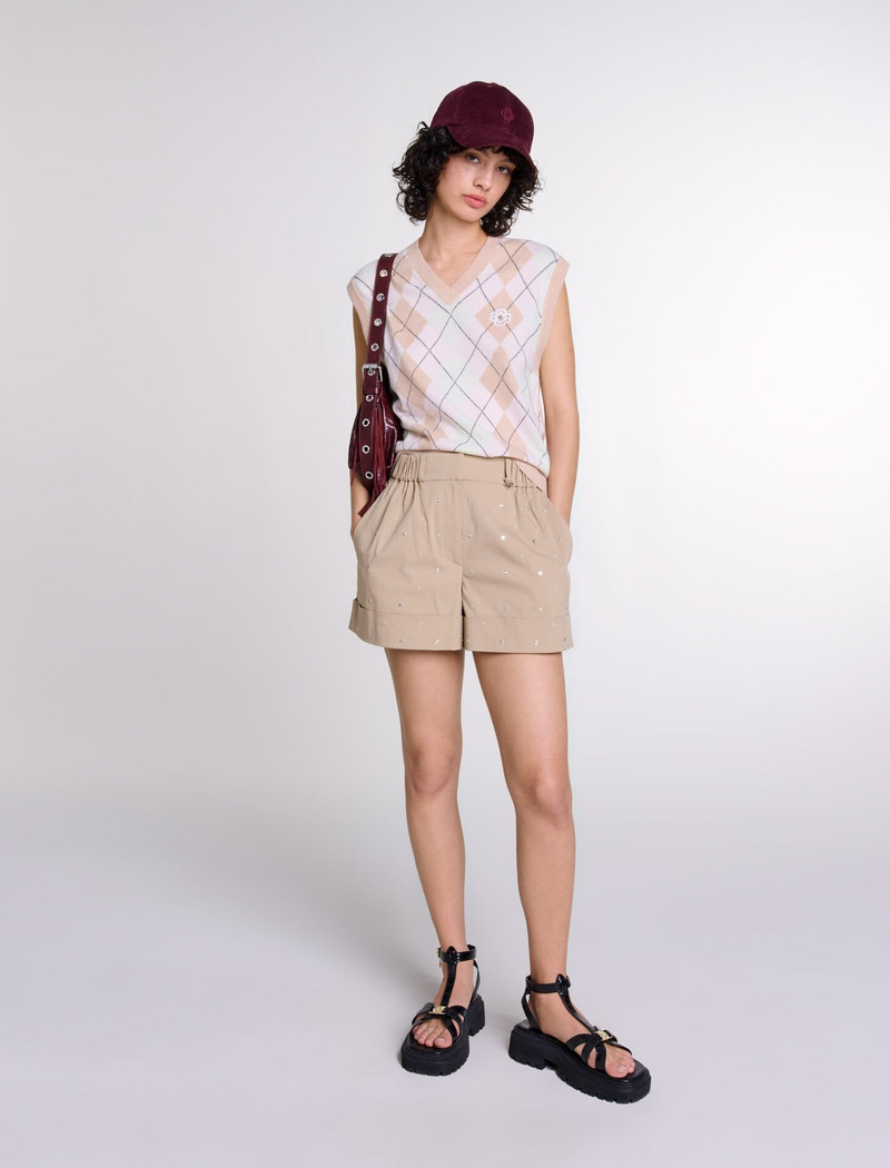 maje Sleeveless wool blend jumper outlook