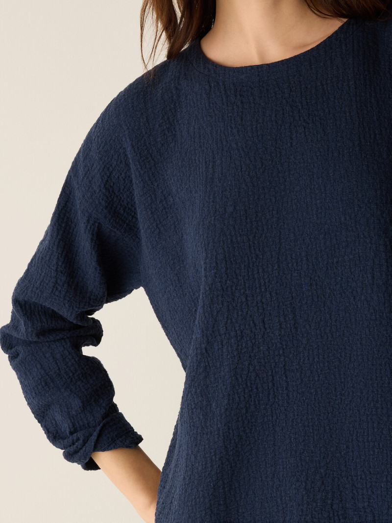 Organic Cotton Doubleweave Round Neck Box-Top 5