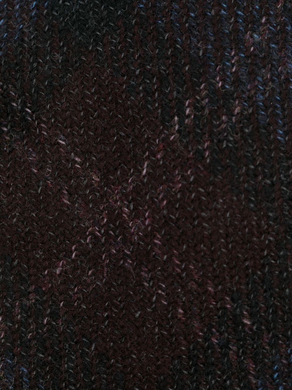 checked wool tie - 2