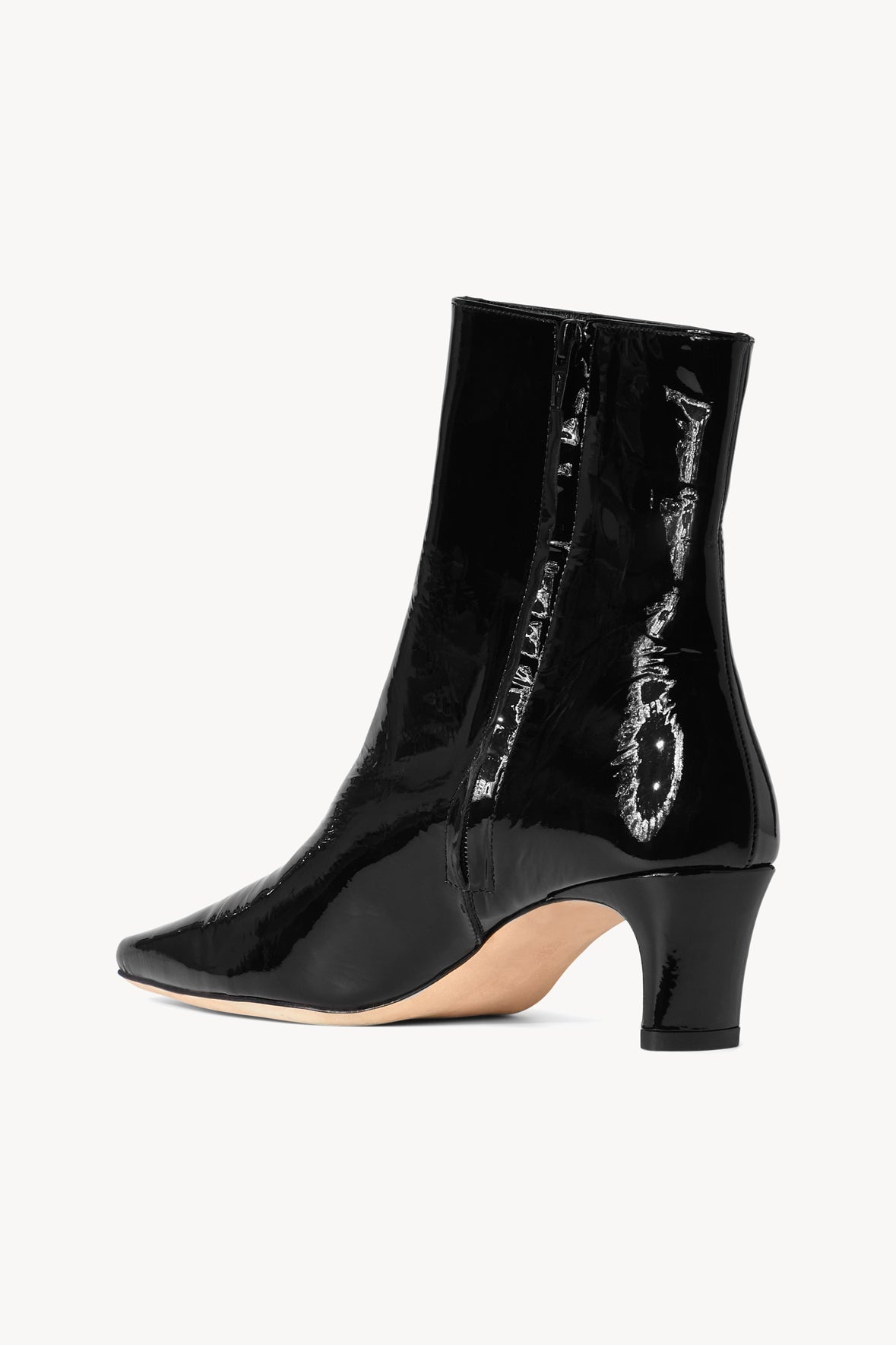 STAUD WALLY ANKLE BOOT BLACK PATENT - 5