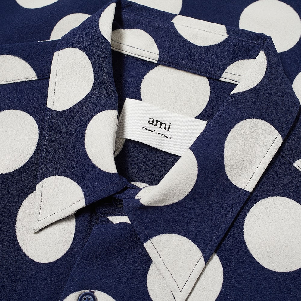 AMI Short Sleeve Polka Dot Shirt - 2