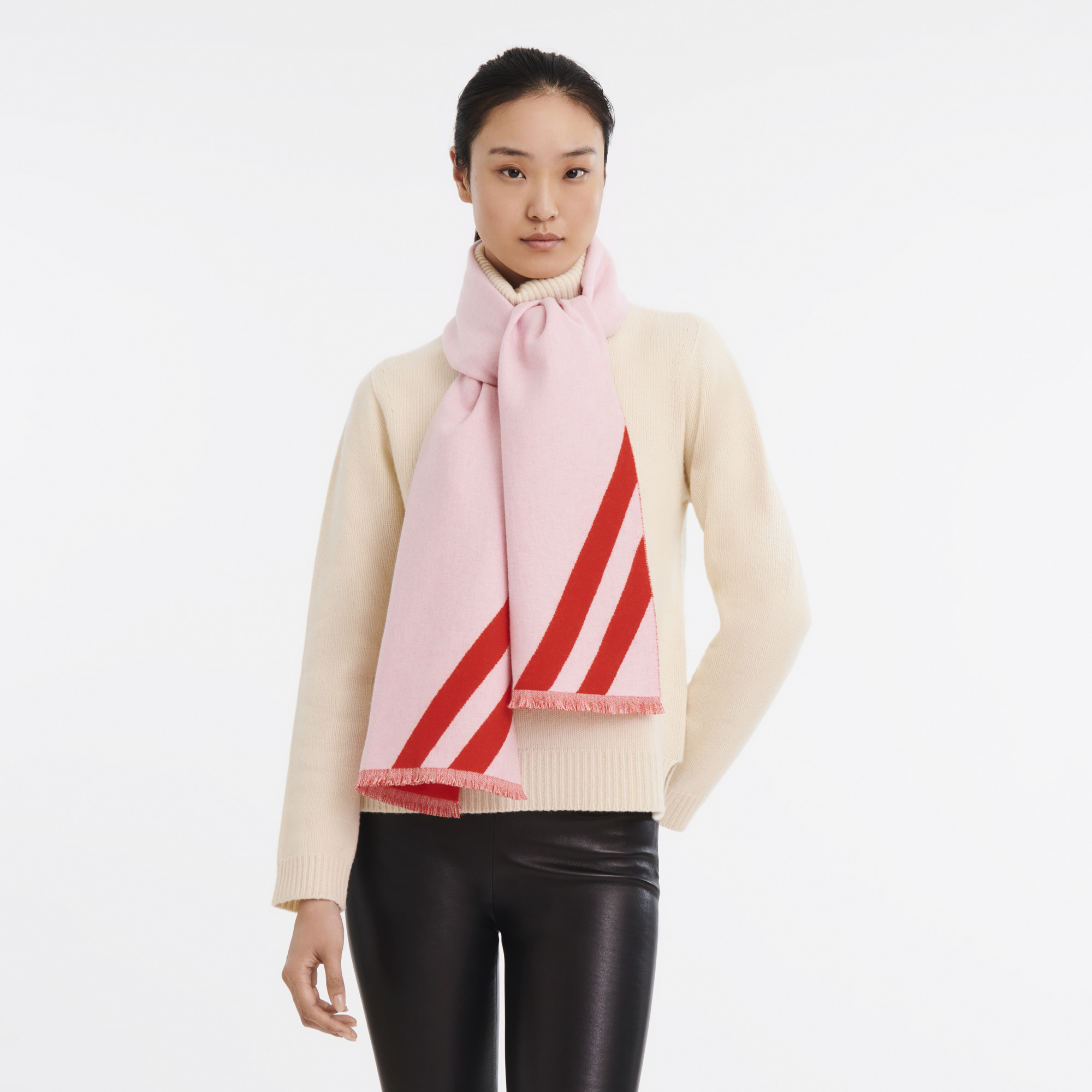 Le Pliage Casaque Scarf Pink/Orange - OTHER - 2