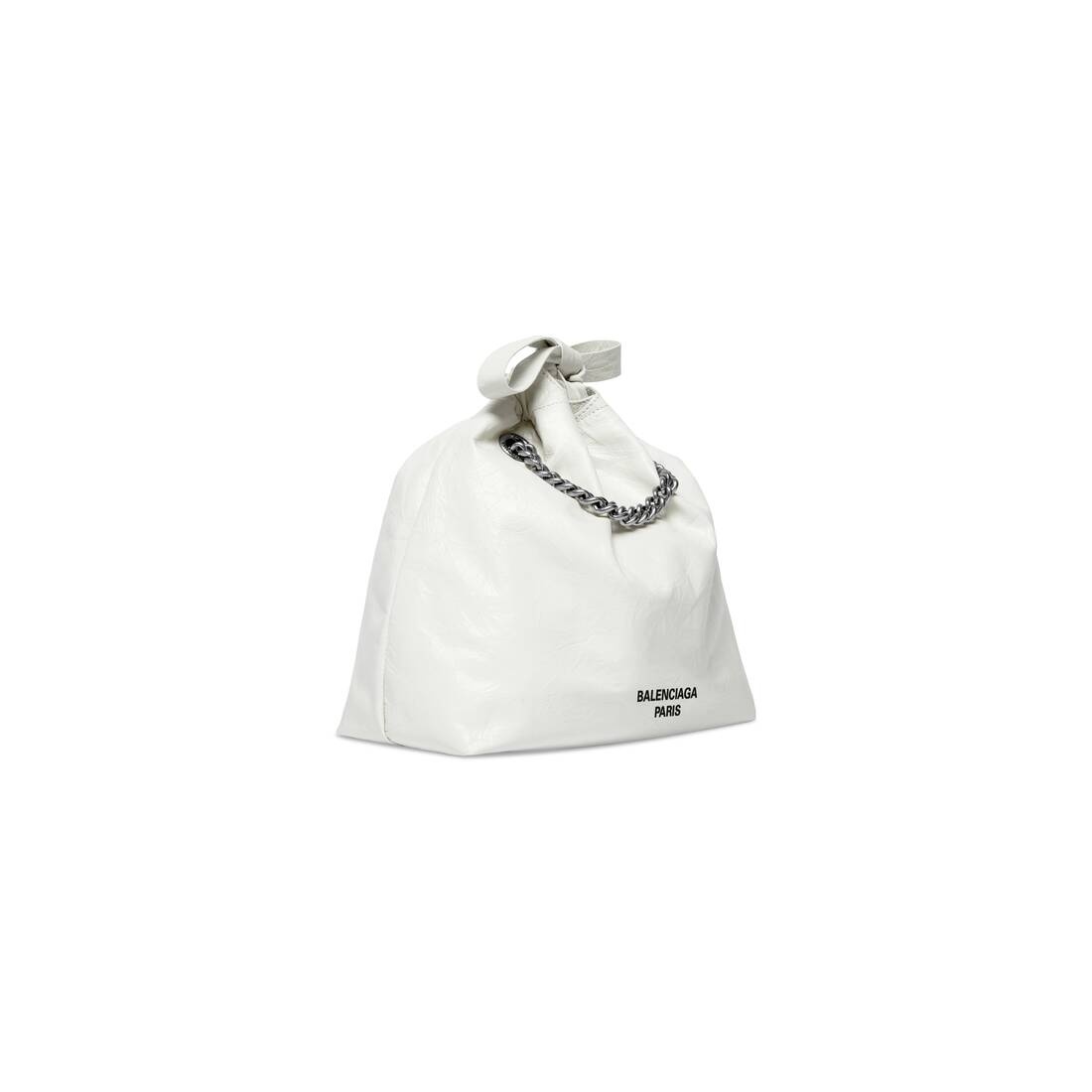 Women's Crush Small Tote Bag in Optic White - 4