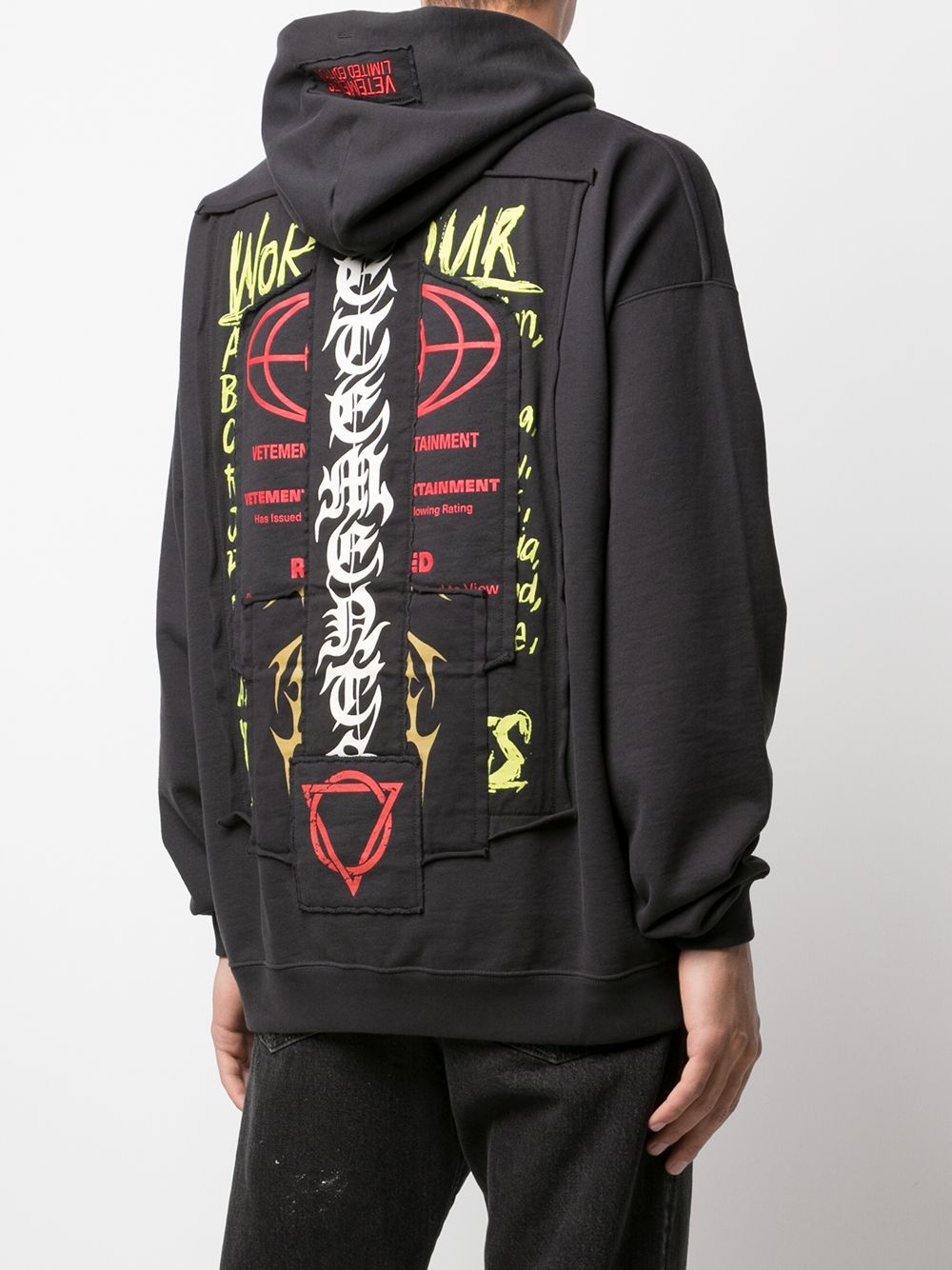 graphic-print long-sleeve hoodie - 5