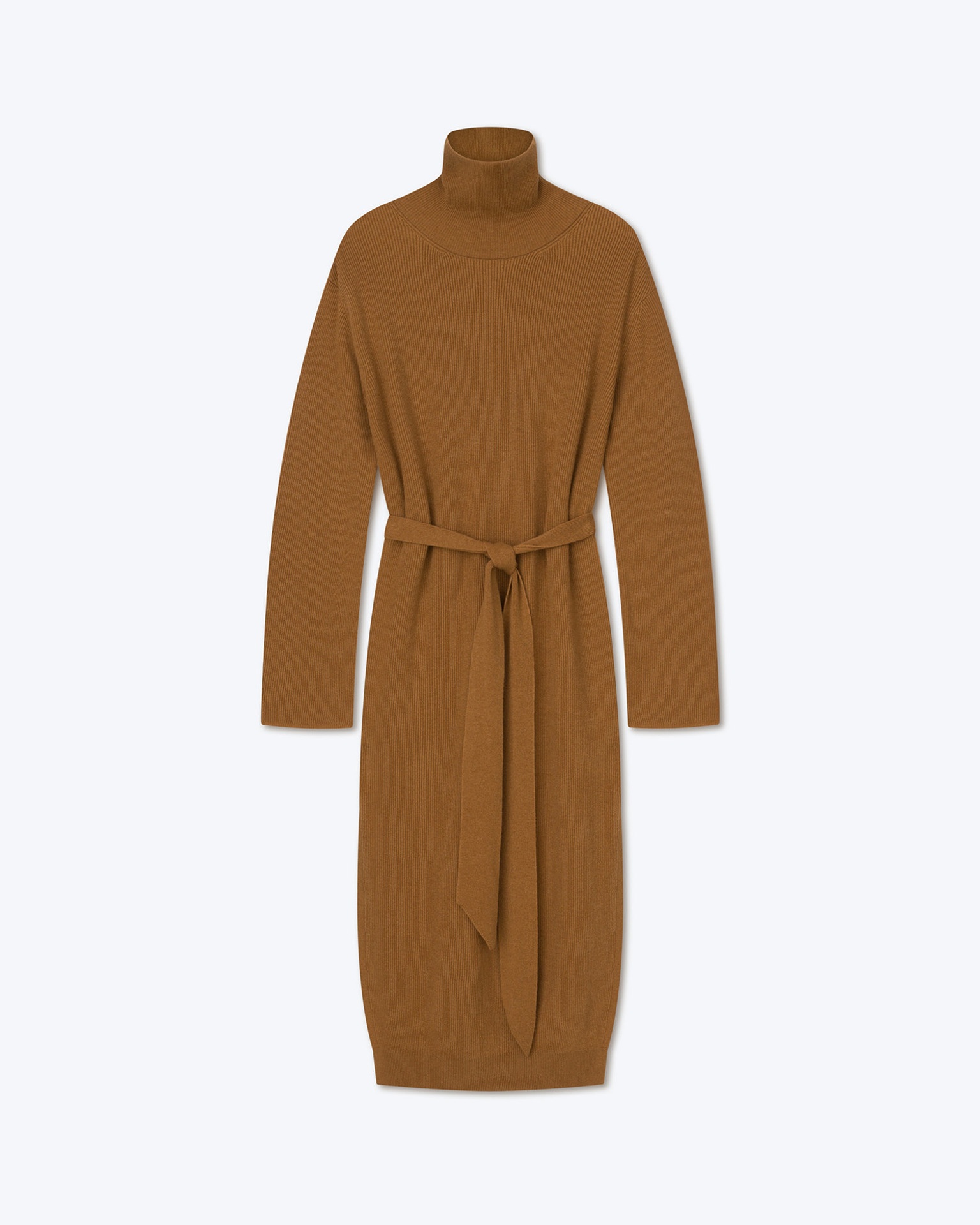 CANAAN - Cashmere-blend turtleneck dress - Camel - 1