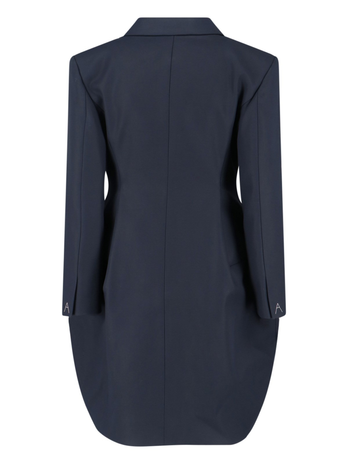 ROUNDED DOUBLE-BREASTED COAT - 2
