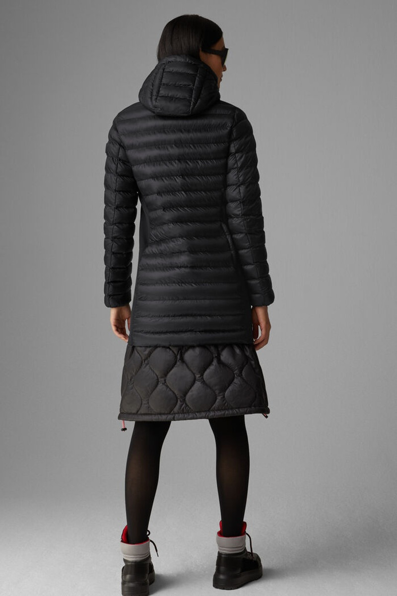 Dara quilted coat in Black 3