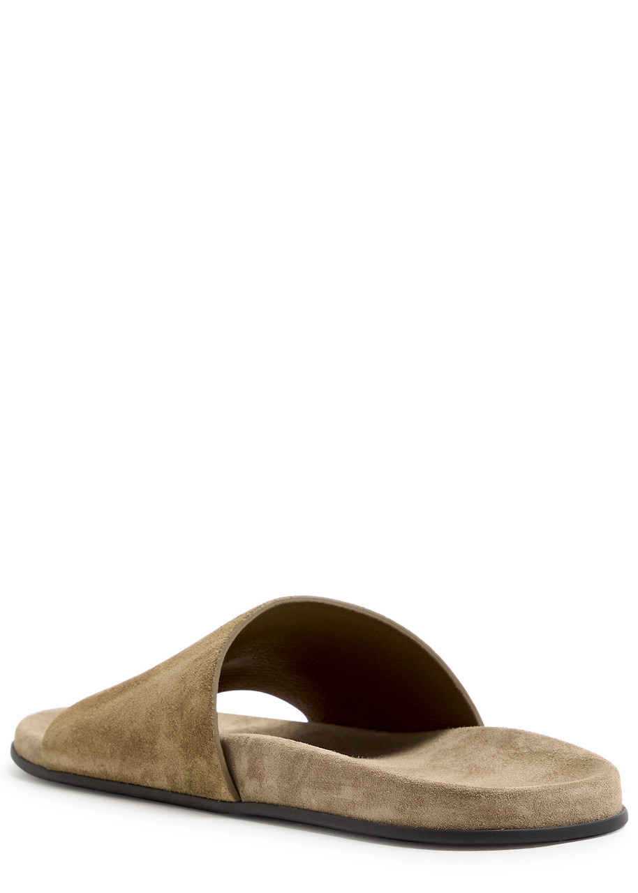 The Row Hugh Suede Sliders - 2