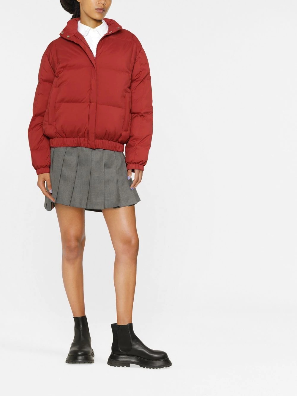 padded down jacket - 2