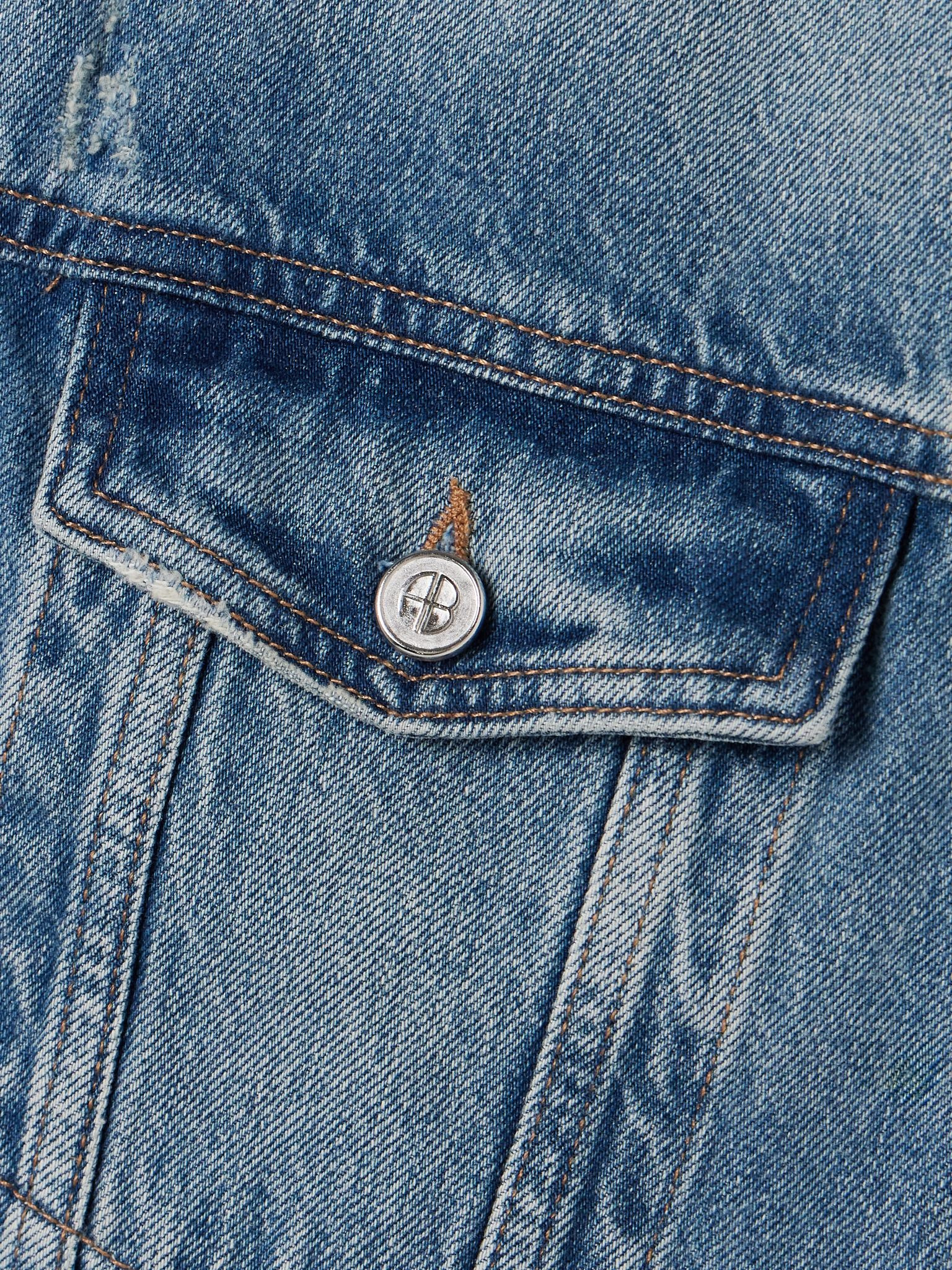 Rory denim vest Mid denim - 5