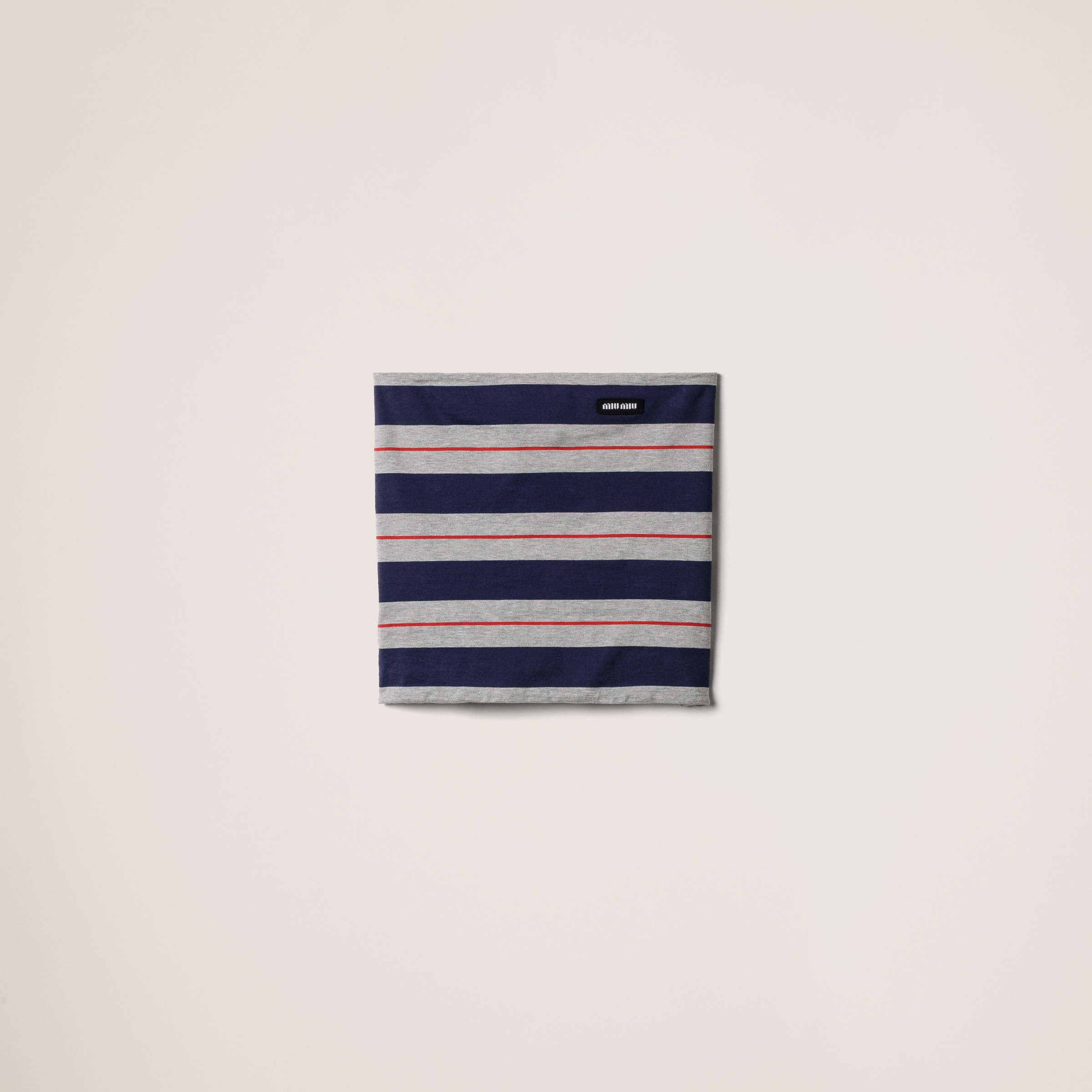 Striped jersey top - 1