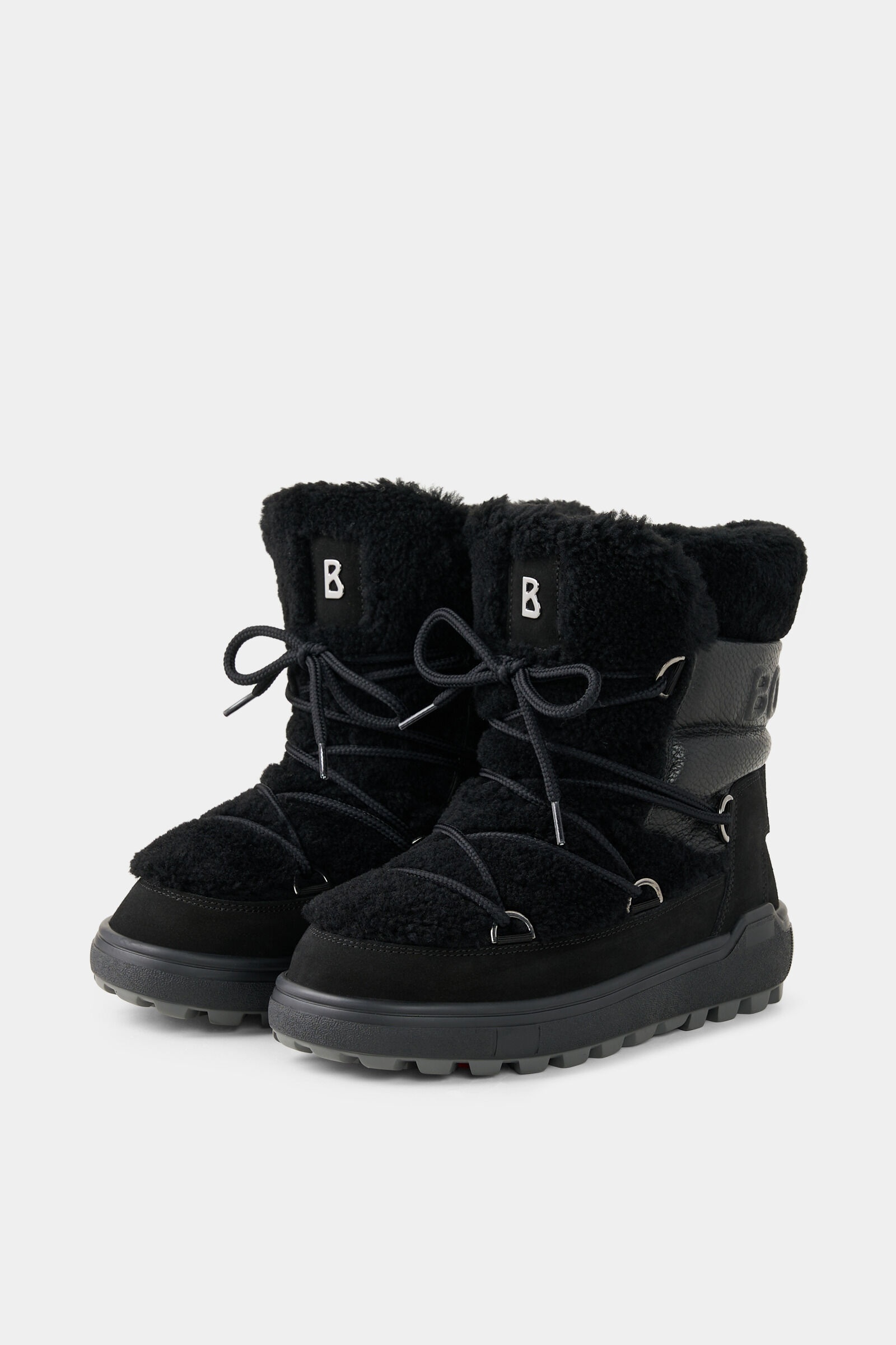 Chamonix Snow boots with spikes in Black - 4