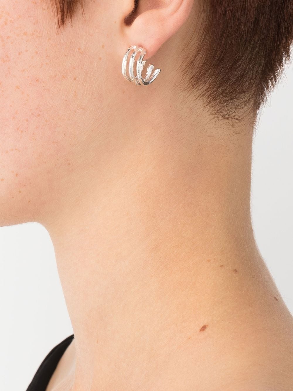 The Child's Pose hoop earrings - 2