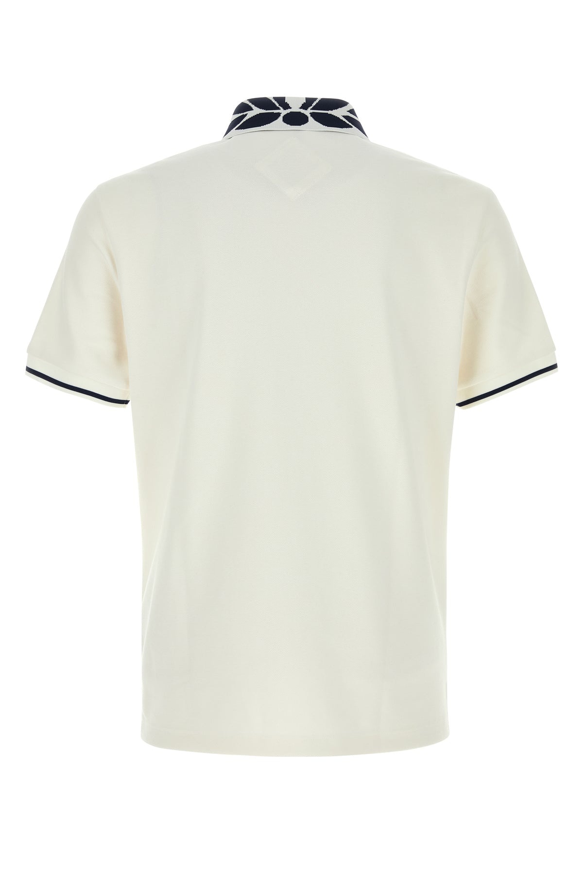 White stretch piquet polo shirt - 2