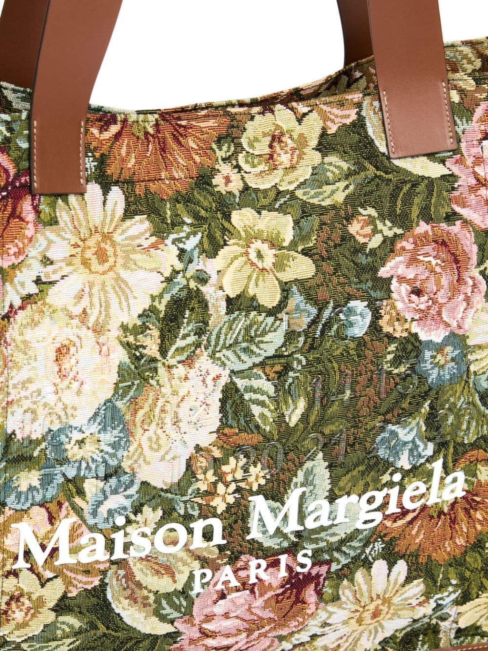 large floral-print tote bag - 6