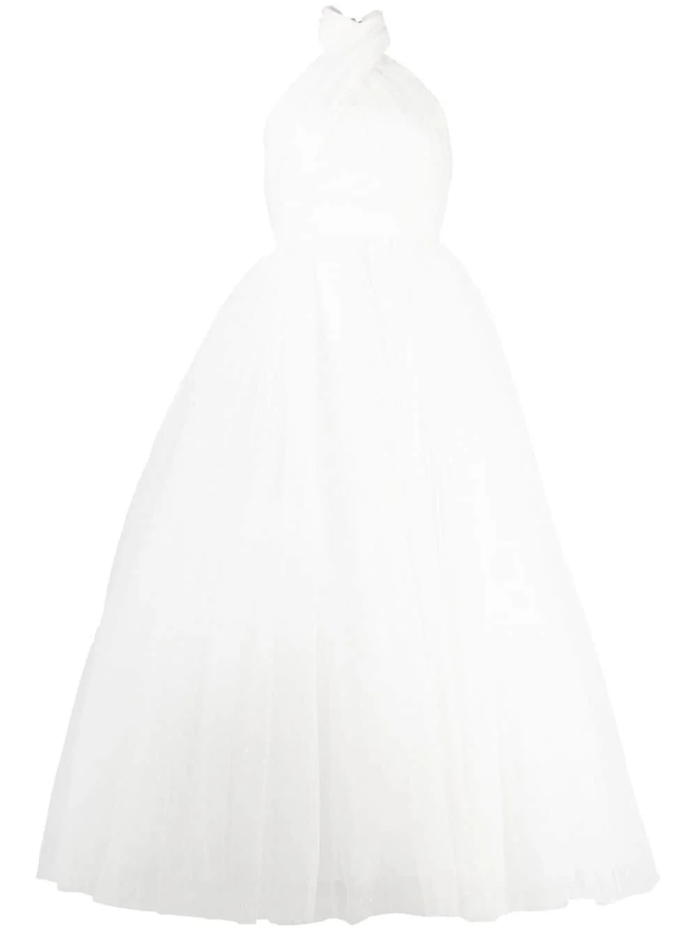 halterneck tulle dress - 1