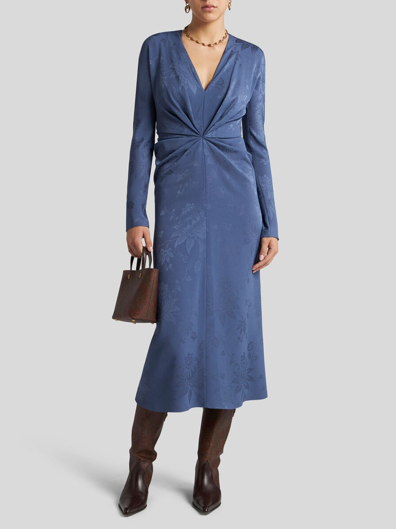 Etro JACQUARD DRESS WITH KNOT outlook