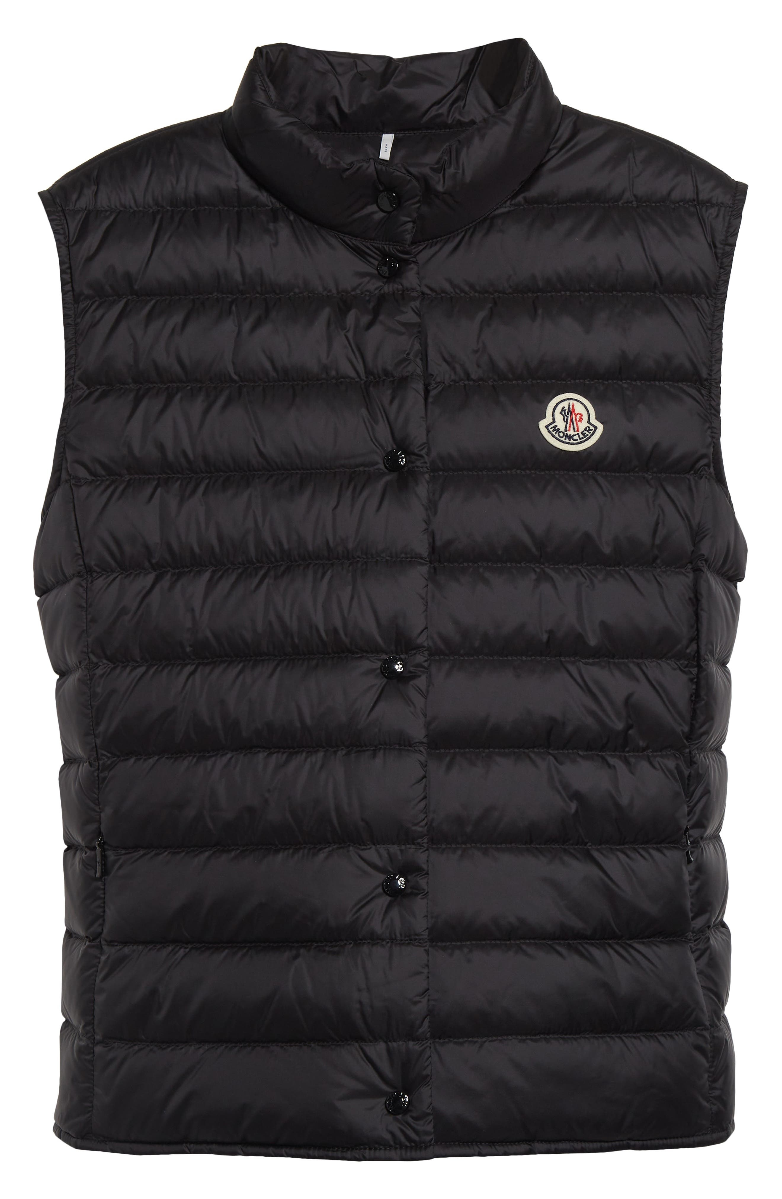 Moncler Liane Quilted Down Puffer Vest in Black/Black at Nordstrom - 6