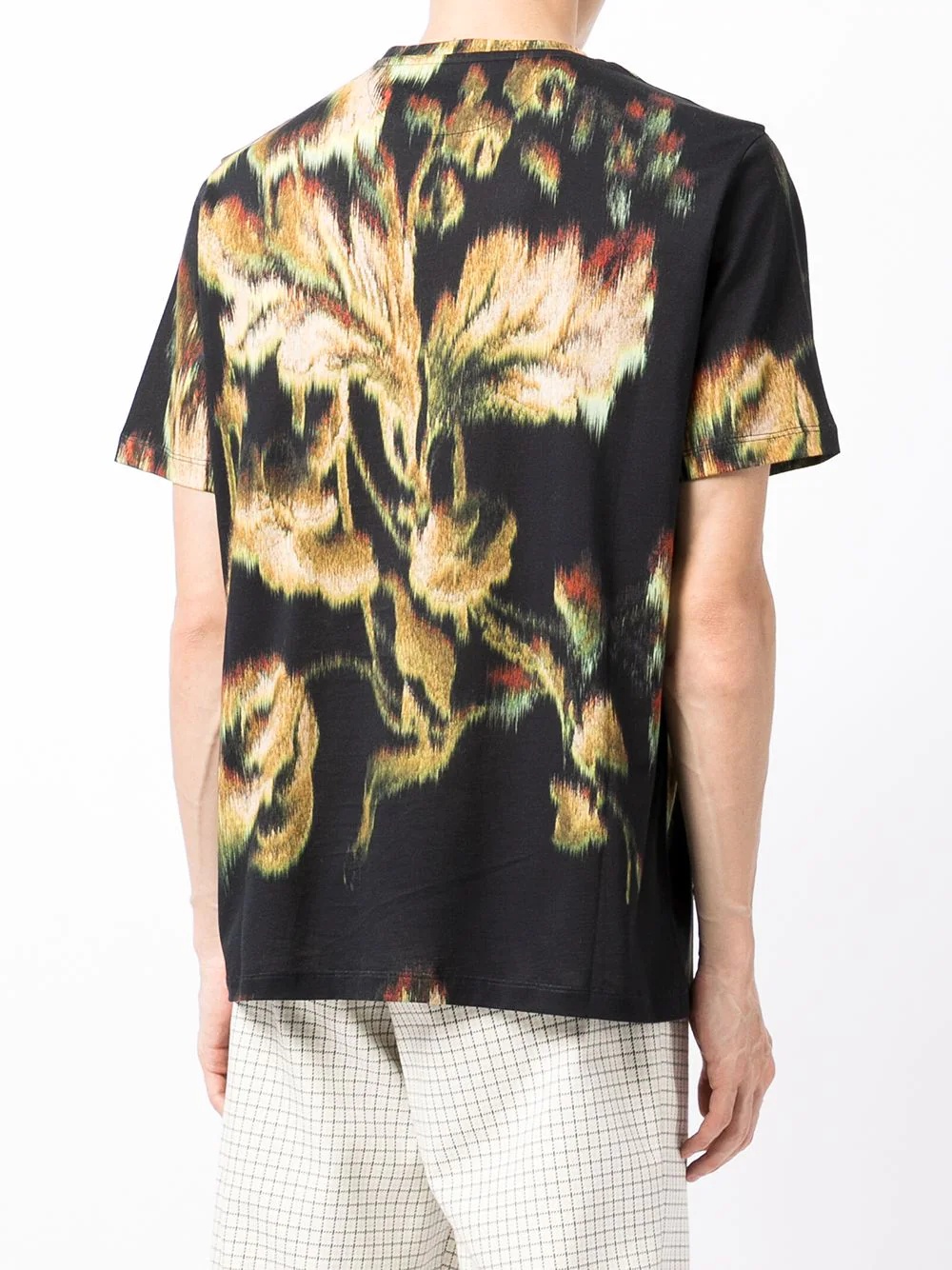 floral print T-shirt - 4