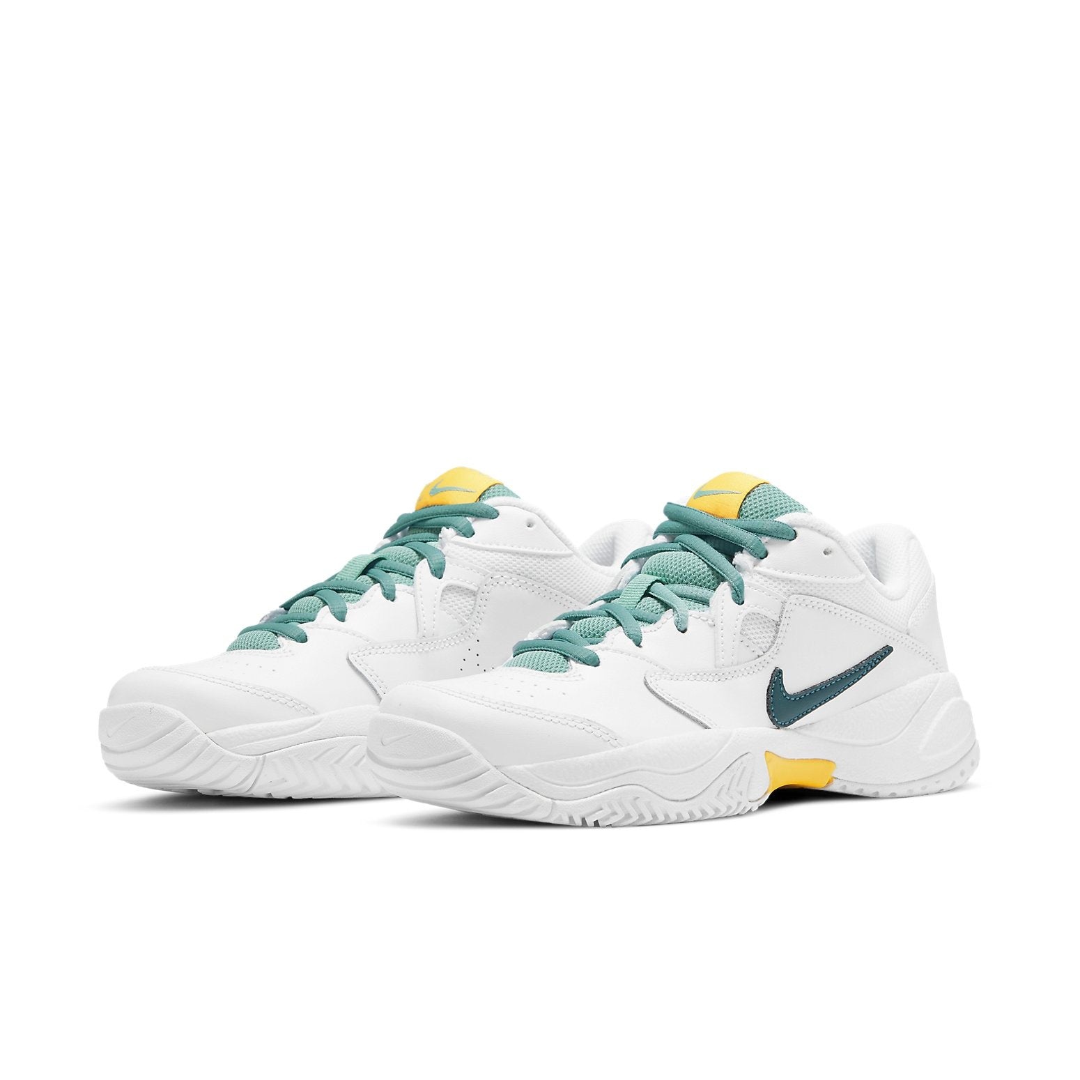 (WMNS) Nike Court Lite 2 'White Green Yellow' AR8838-108 - 3