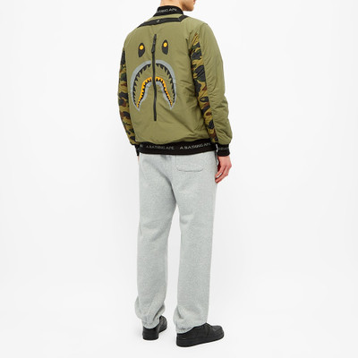 A BATHING APE® A Bathing Ape Shark Bomber Jacket outlook