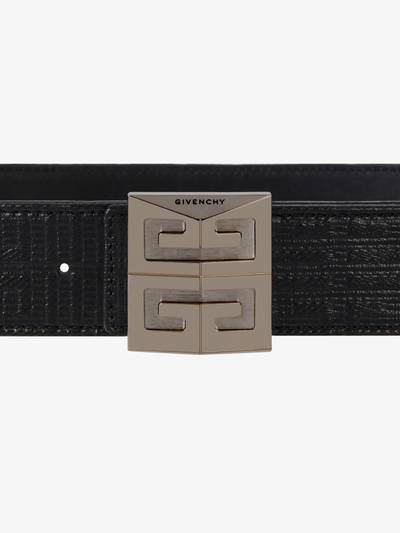 Givenchy 4G REVERSIBLE BELT IN LEATHER AND 4G COATED CANVAS outlook