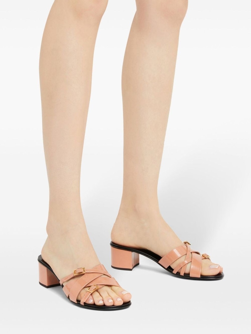 Alhima buckle leather sandals 4