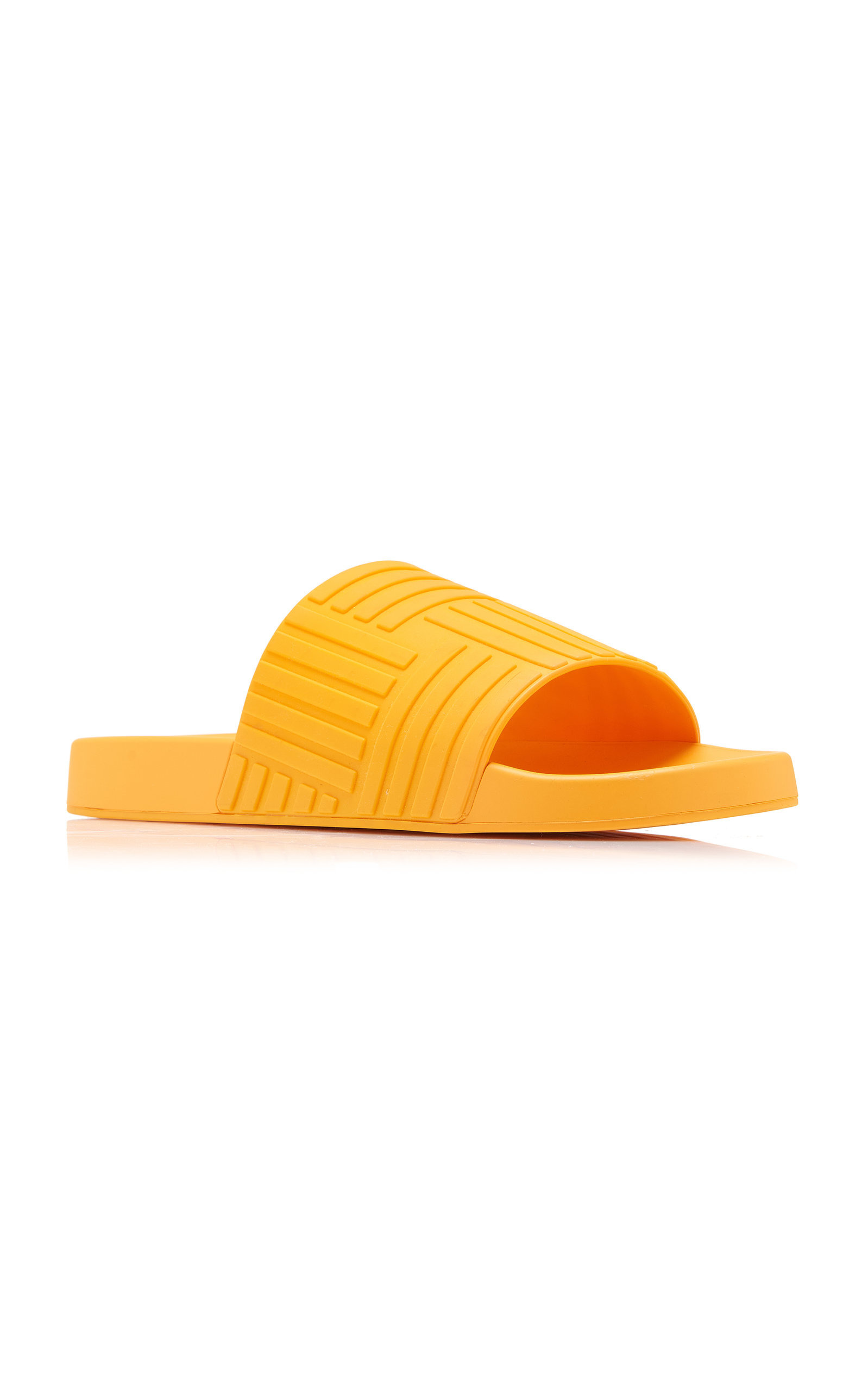 Carpet Rubber Slide Sandals orange - 5