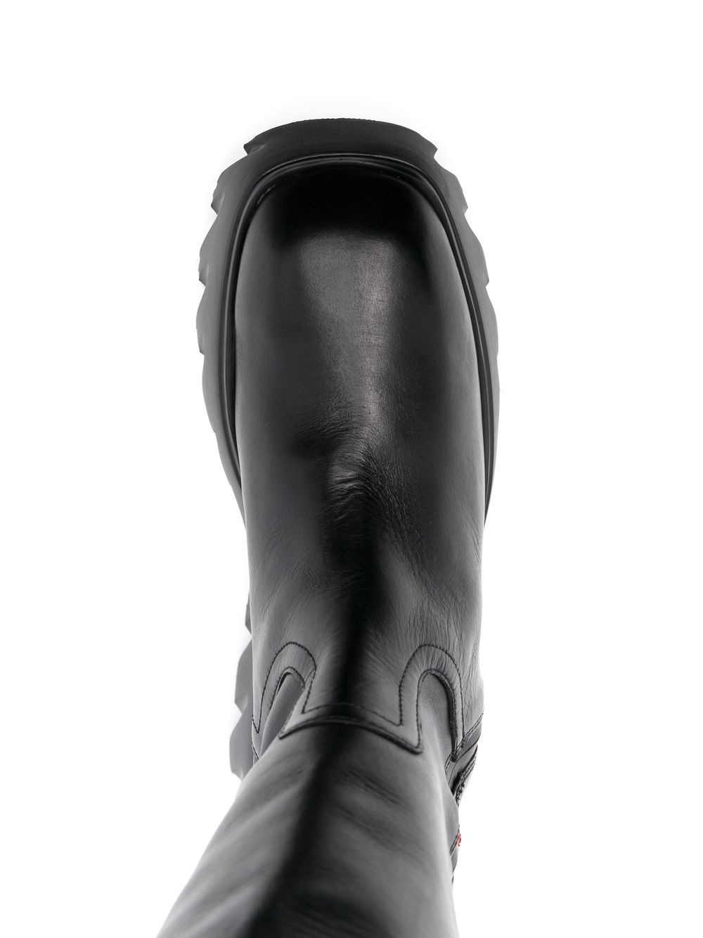 logo-patch boots - 4