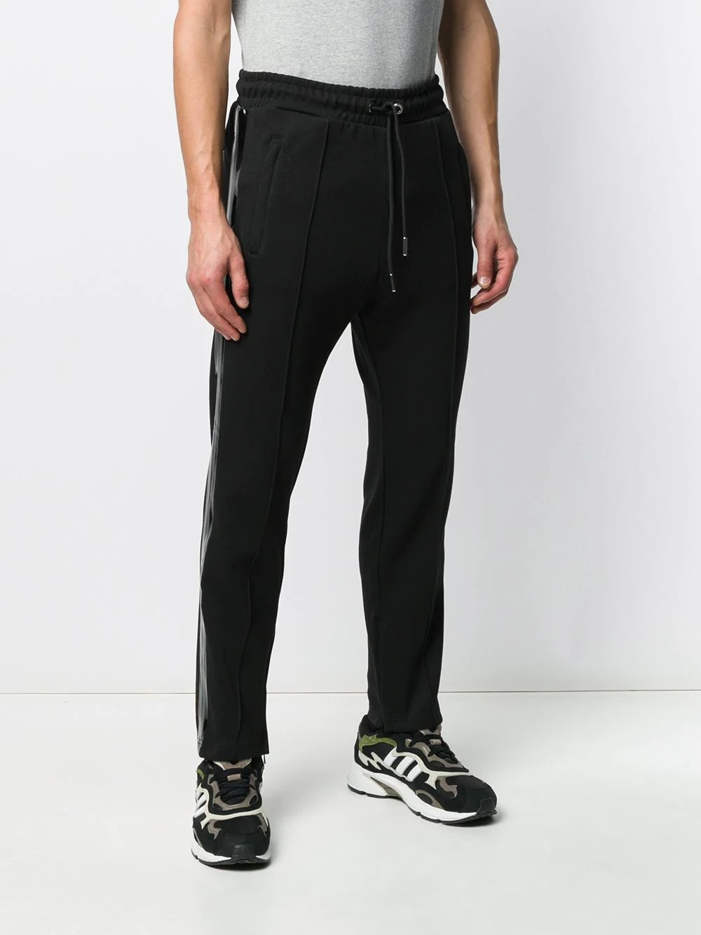 logo tape Interlock track pants - 3