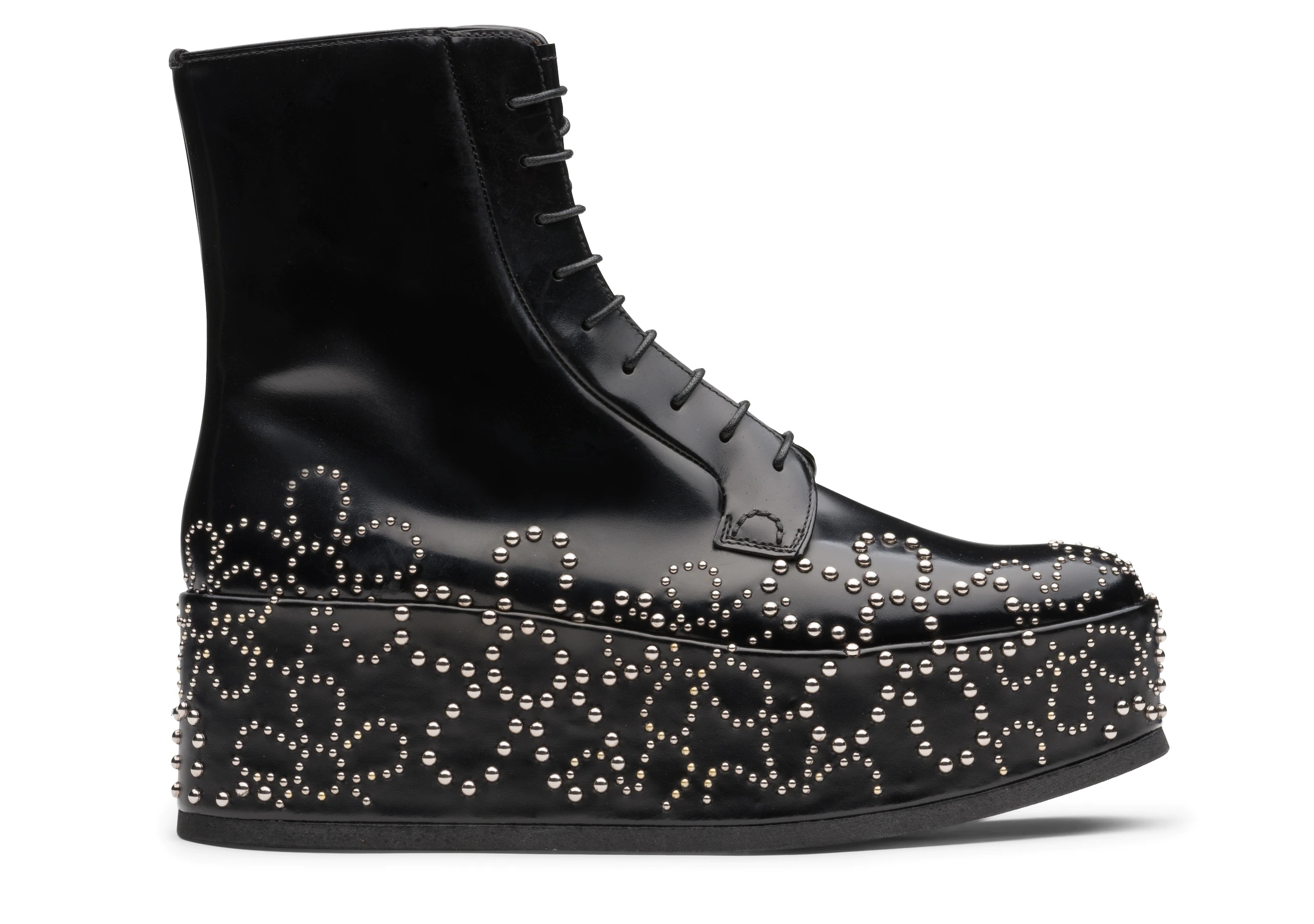 Alexandra 10
Polished Binder Lace-Up Boot Stud Black - 1