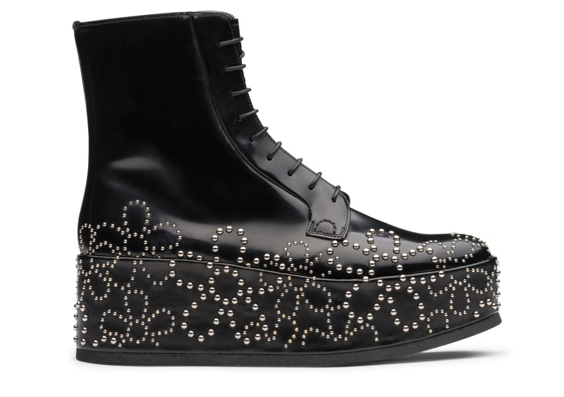 Alexandra 10
Polished Binder Lace-Up Boot Stud Black 1