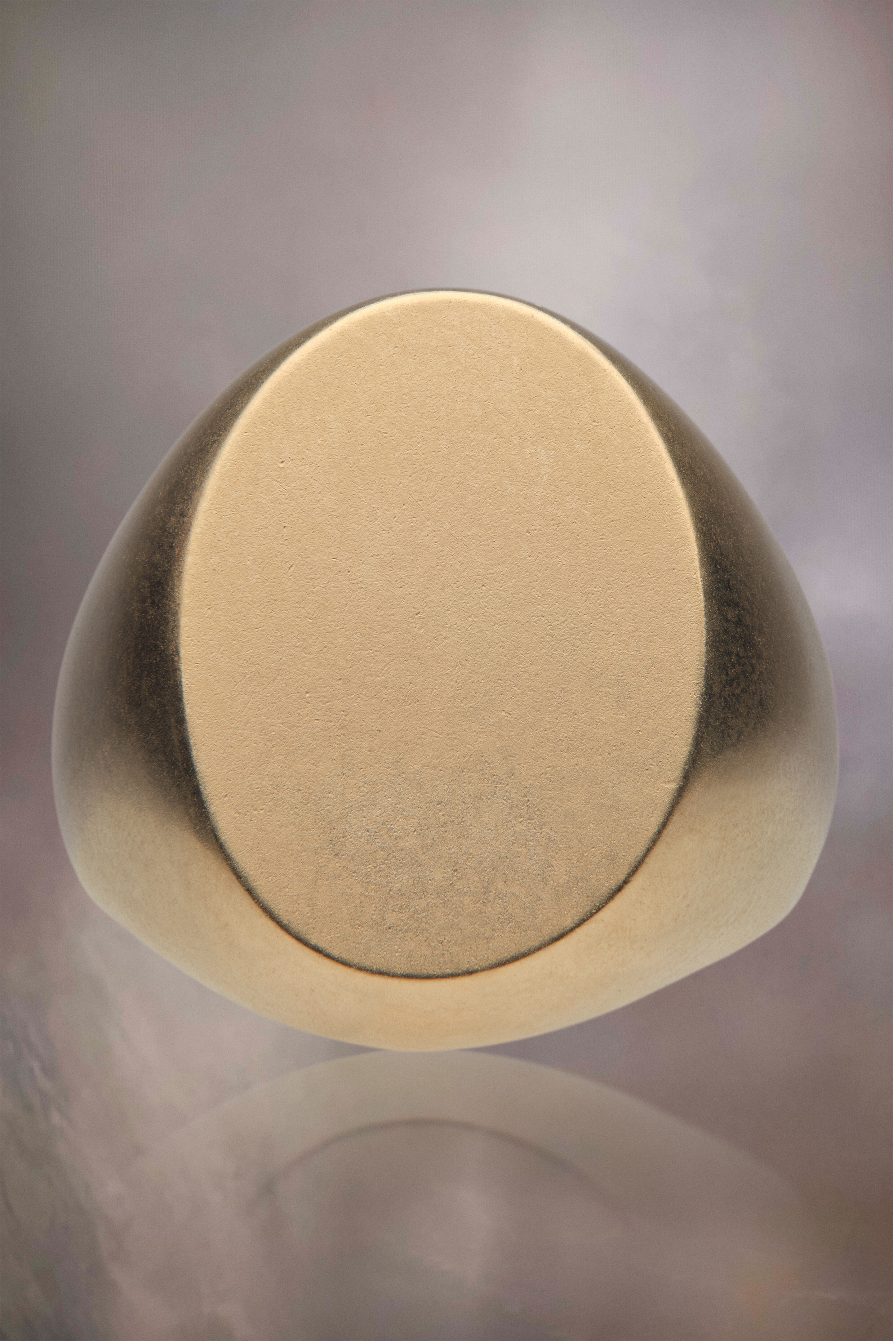 Oval chevalier ring - 1