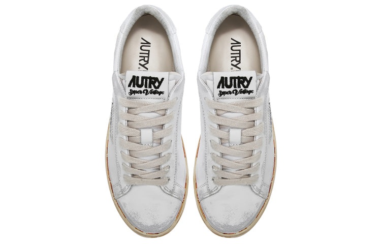 Autry Dallas Super Vintage Low Leather Sneakers 'White' DVLM-GF01 - 3
