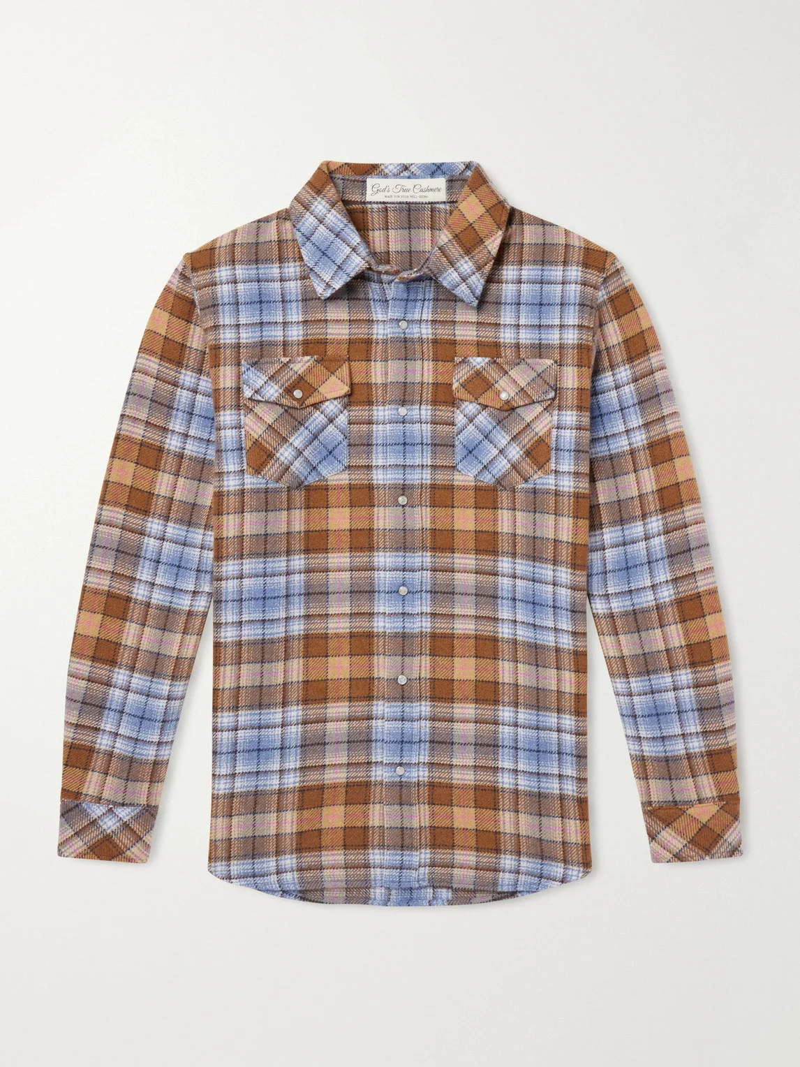 Nomad Checked Cashmere Shirt - 1