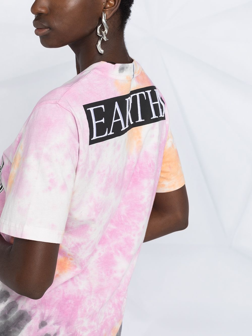 tie-dye graphic print T-shirt - 3