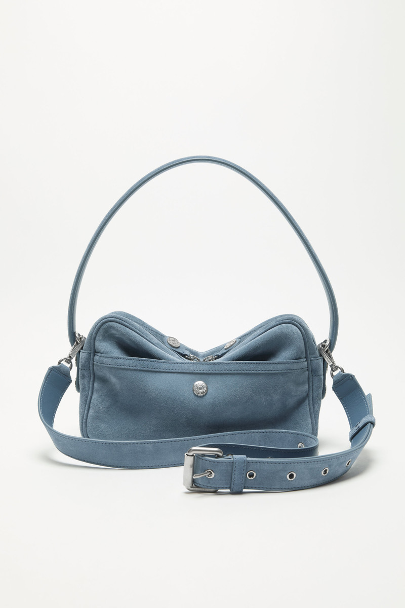 Camero Party Suede Bag - Denim Blue 3
