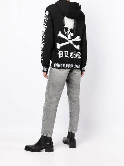 PHILIPP PLEIN calligraphy hooded sweatshirt outlook