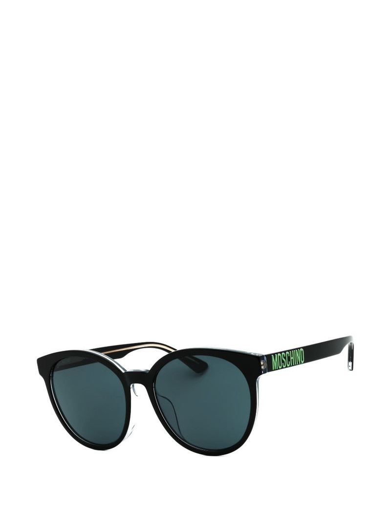 Moschino full rim round sunglasses outlook