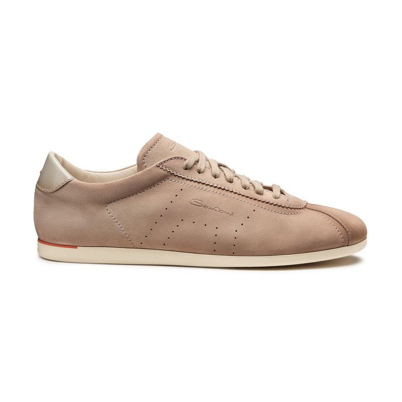 Men's beige suede sneaker 1