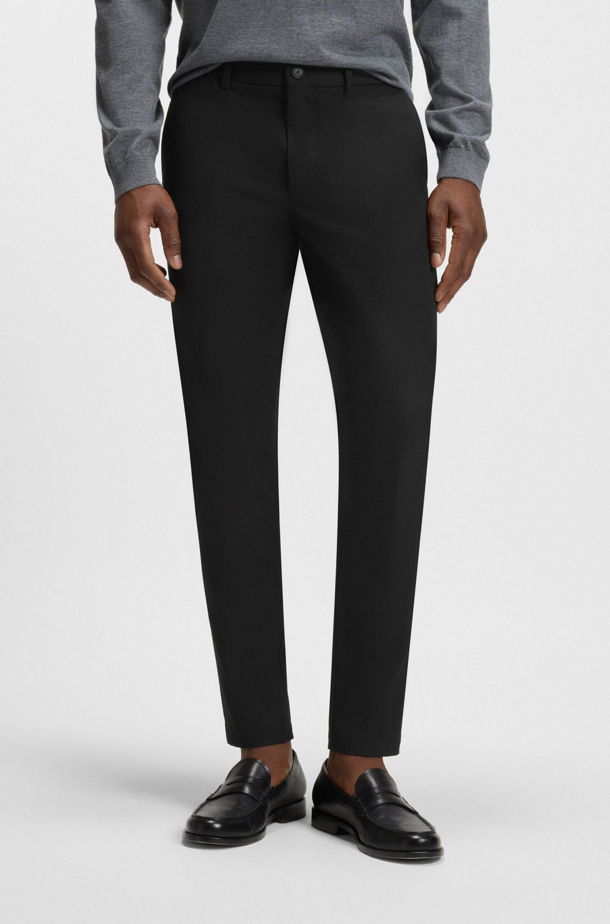 SLIM-FIT PANTS IN COTTON - 2