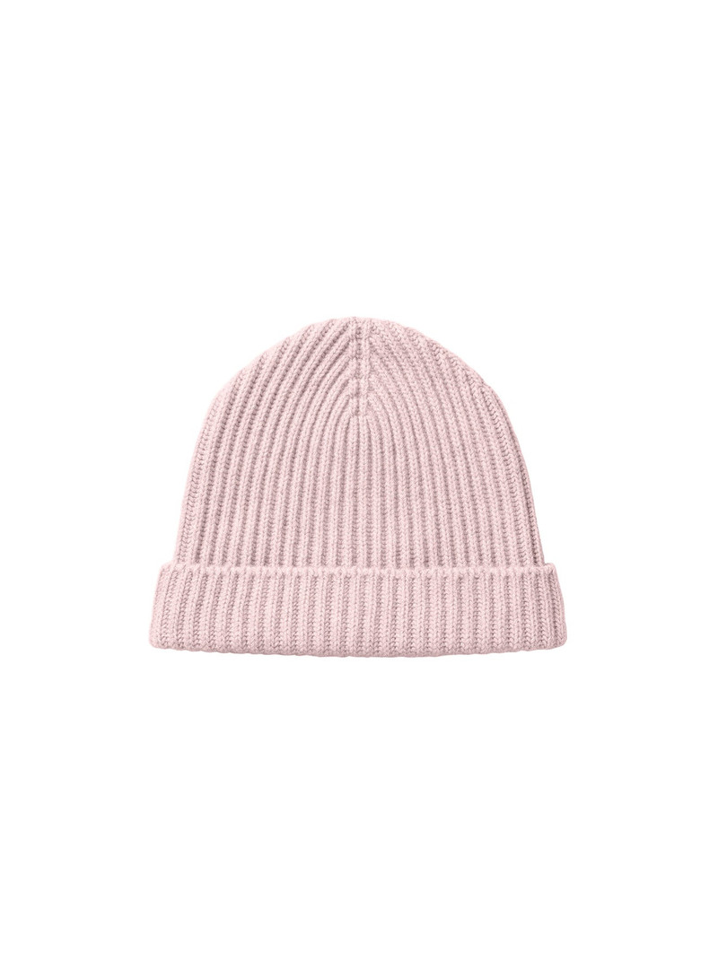 Lovat Light Pink Cashmere Hat 1