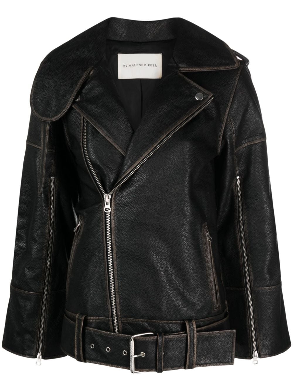 Beatrisse leather biker jacket - 1