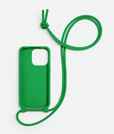 Bottega Veneta iphone 14 pro case on strap outlook