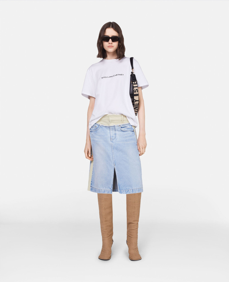 Stella McCartney Stella Iconics Logo Relaxed Fit T-Shirt outlook