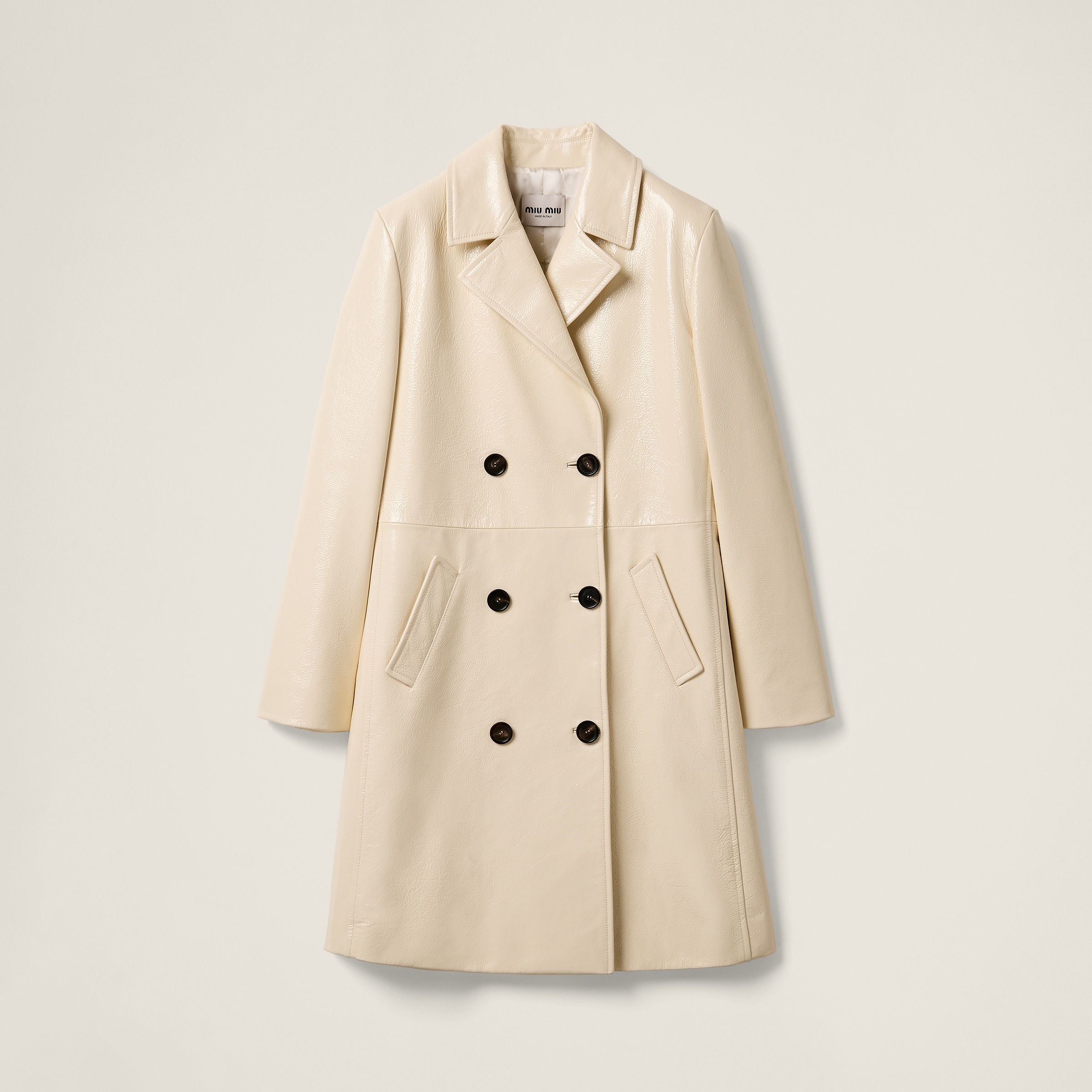 Double-breasted naplak coat - 1