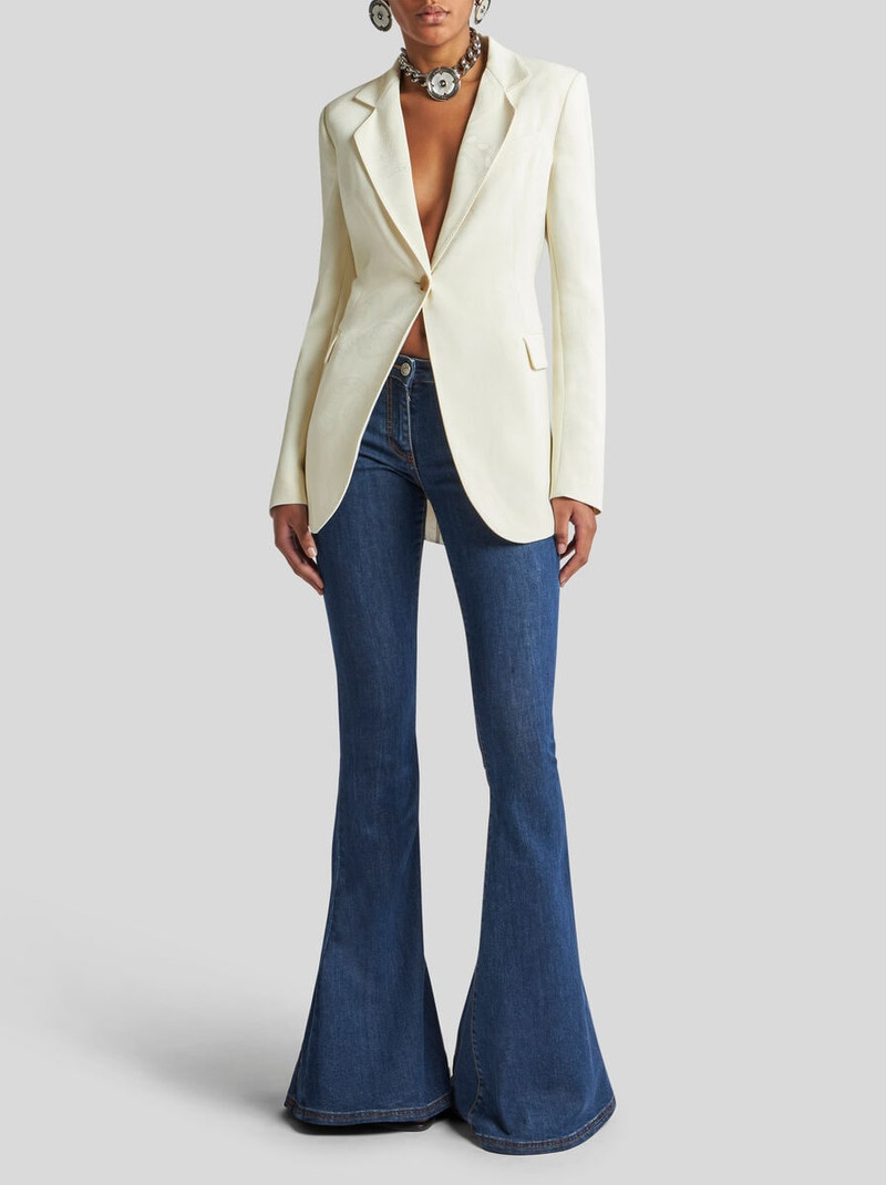 Etro PAISLEY JACQUARD JACKET WITH REAR KNOT outlook